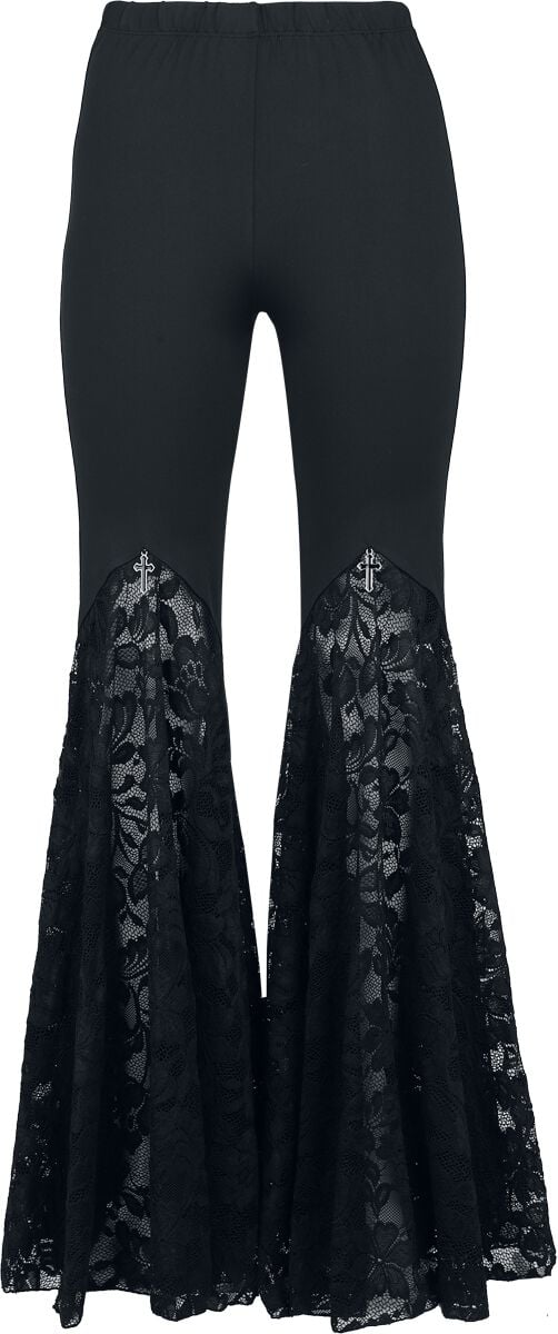 Pantalon en toile Gothic de Gothicana by EMP - Mystical Woods - S à XXL - pour Femme - noir - Gothicana by EMP