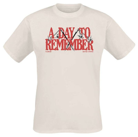 T-Shirt Manches courtes  de A Day To Remember - To The Death - S à 3XL - pour Homme - blanc - A Day To Remember