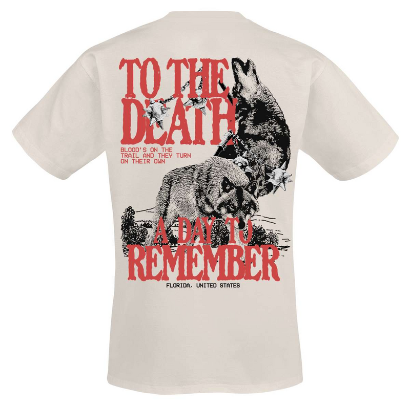 T-Shirt Manches courtes  de A Day To Remember - To The Death - S à 3XL - pour Homme - blanc - A Day To Remember - View 2
