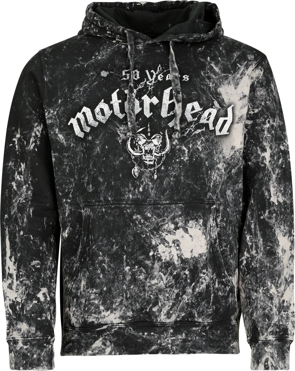 Sweat-shirt à capuche  de Motörhead - Cracked Bull - S à XL - pour Homme - noir - Motörhead