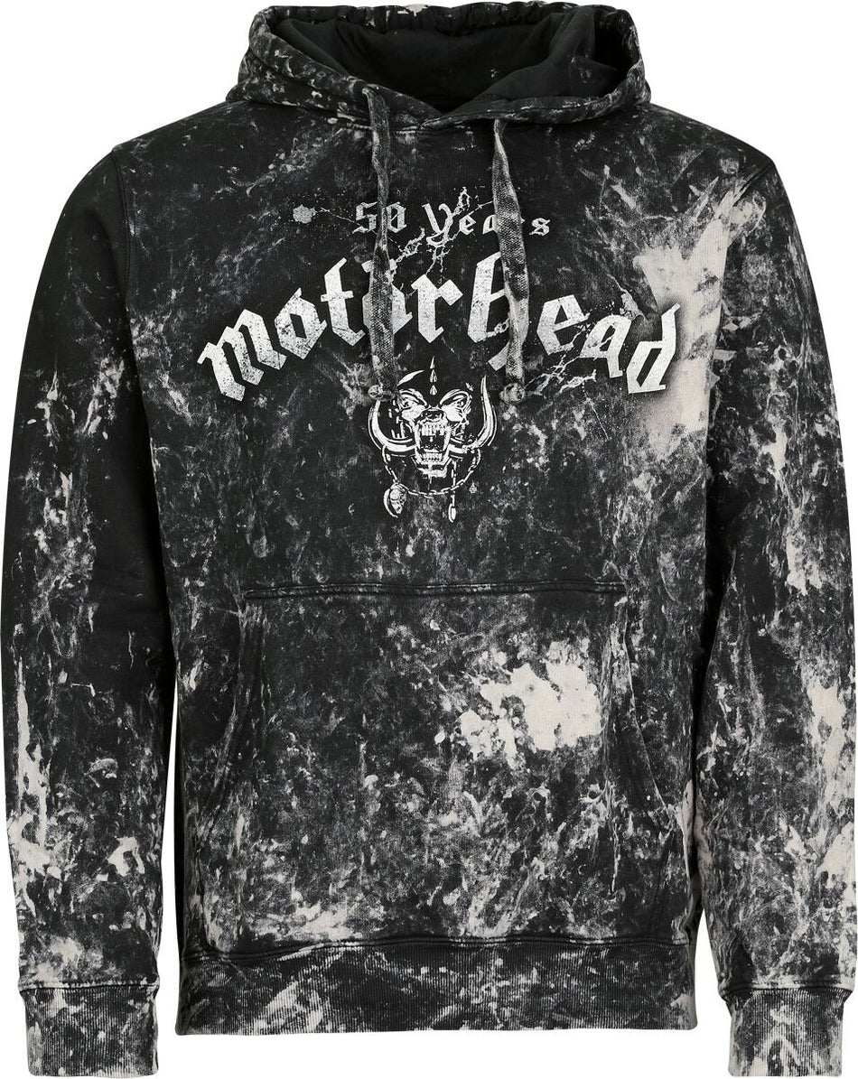 Sweat-shirt à capuche  de Motörhead - Cracked Bull - S à XL - pour Homme - noir - Motörhead