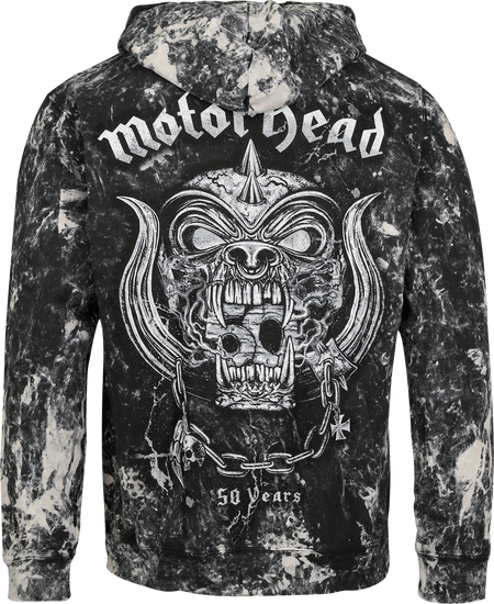 Sweat-shirt à capuche  de Motörhead - Cracked Bull - S à XL - pour Homme - noir - Motörhead - View 2