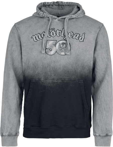 Sweat-shirt à capuche  de Motörhead - 50 Years - S à XXL - pour Homme - gris - Motörhead