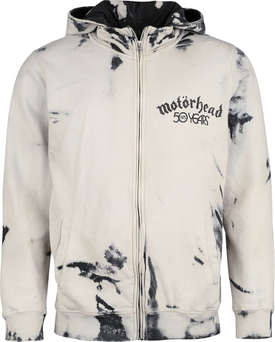 Sweat-shirt zippé à capuche  de Motörhead - Pictures - S à XXL - pour Homme - gris clair - Motörhead