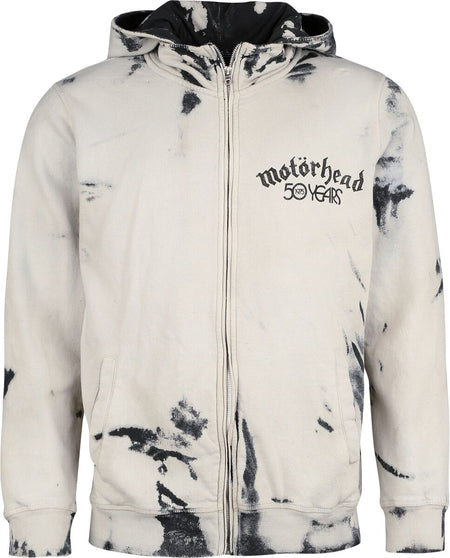 Sweat-shirt zippé à capuche  de Motörhead - Pictures - S à XXL - pour Homme - gris clair - Motörhead