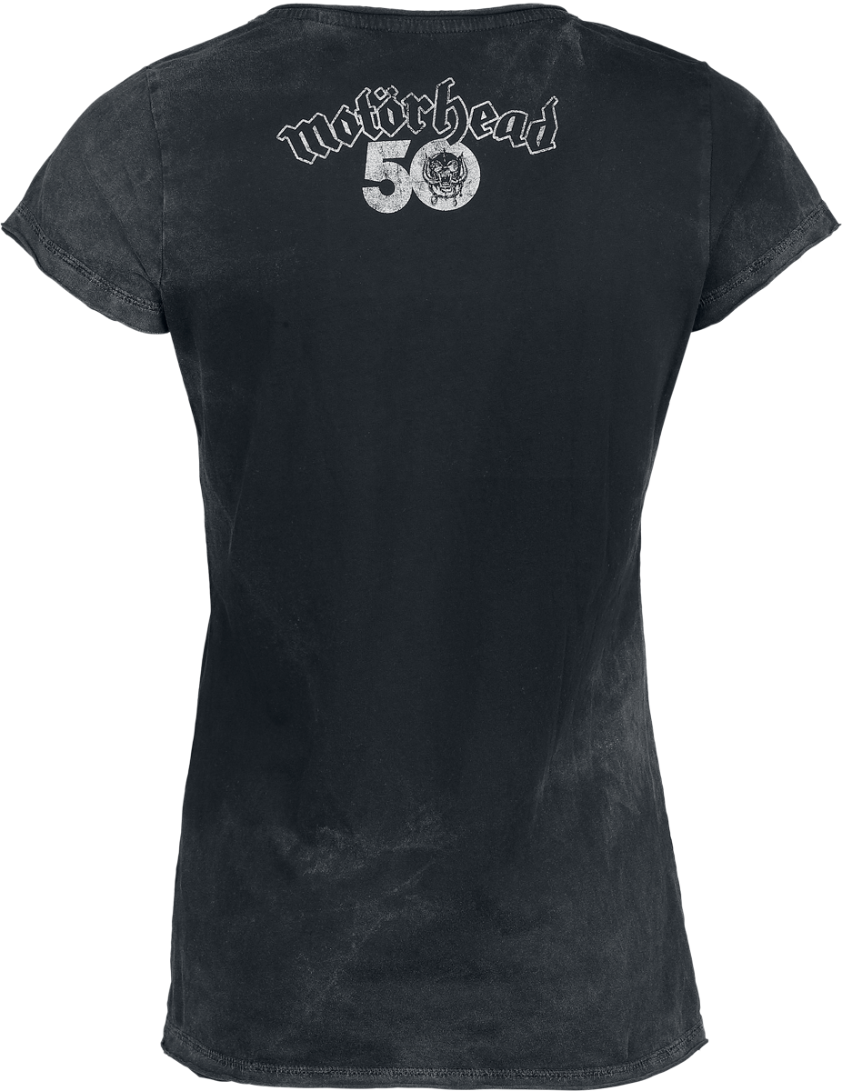 T-Shirt Manches courtes  de Motörhead - Metallic Logo - S à 3XL - pour Femme - gris - Motörhead - View 2