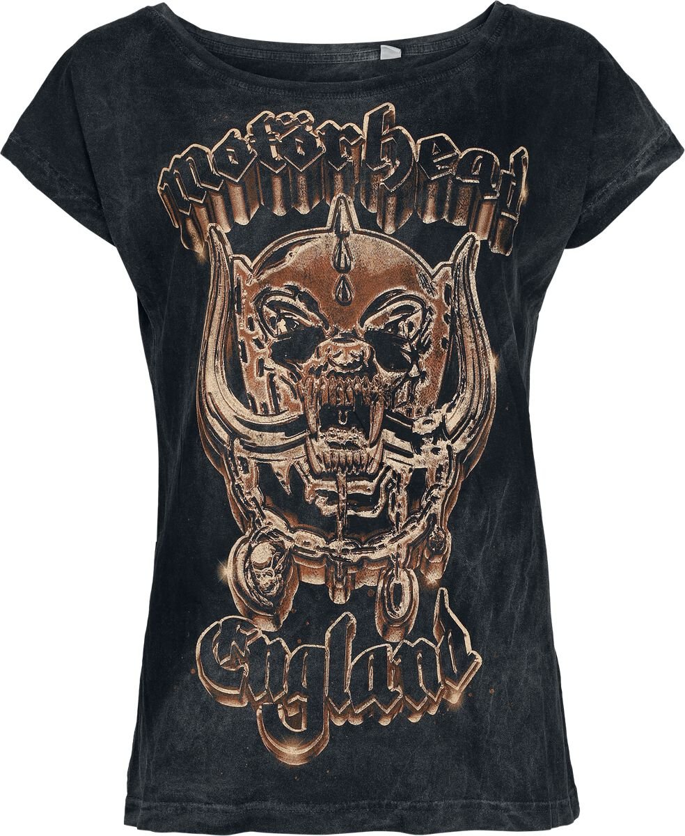 T-Shirt Manches courtes  de Motörhead - Gold Warpig - S à XXL - pour Femme - anthracite - Motörhead