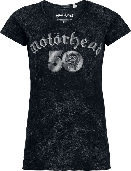 T-Shirt Manches courtes  de Motörhead - Core 50th - S à 3XL - pour Femme - gris - Motörhead