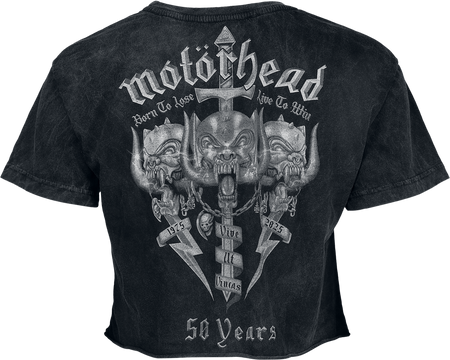 T-Shirt Manches courtes  de Motörhead - Live To Win - S à XXL - pour Femme - anthracite - Motörhead - View 2