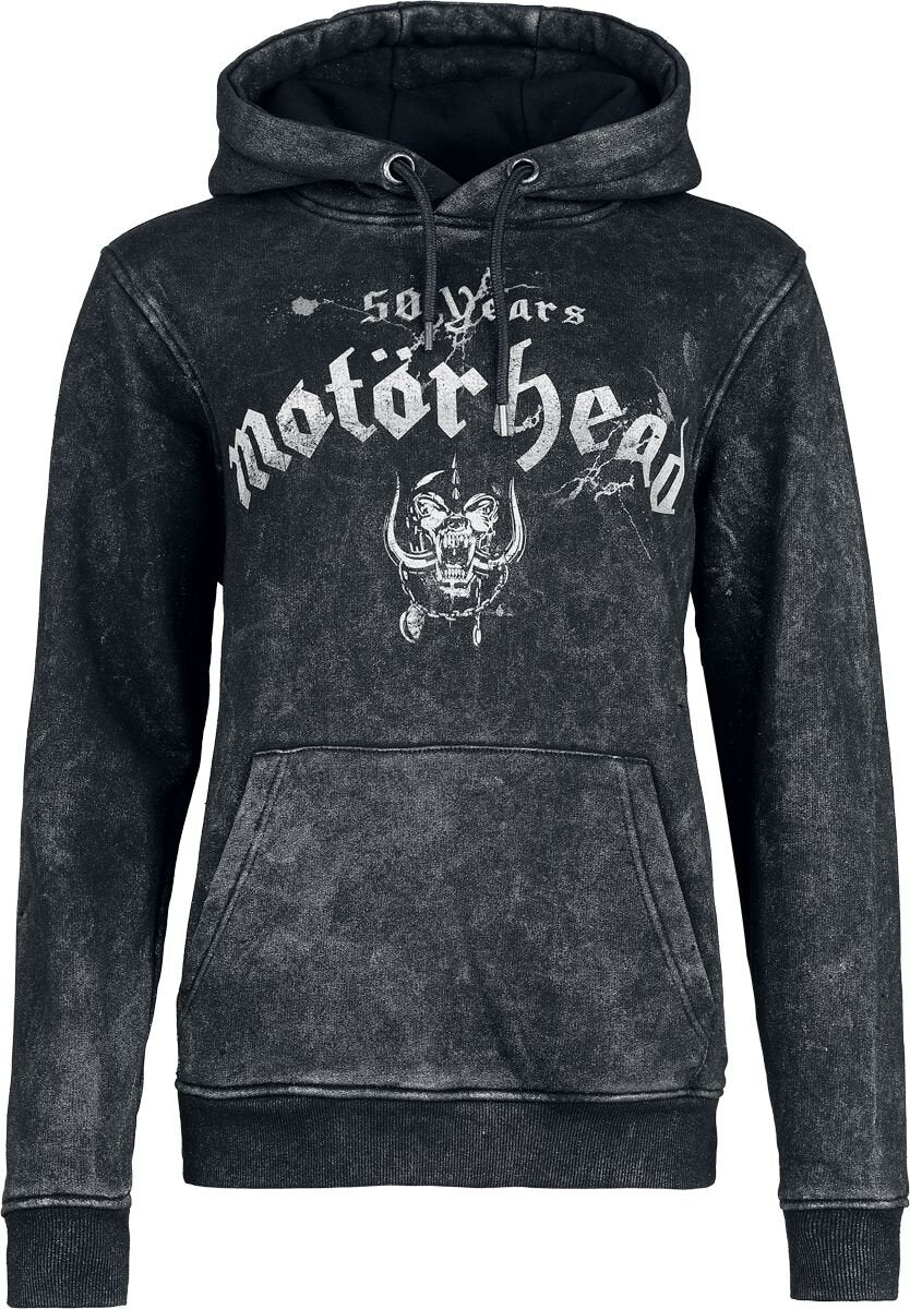Sweat-shirt à capuche  de Motörhead - Cracked Bull - S à XXL - pour Femme - anthracite - Motörhead