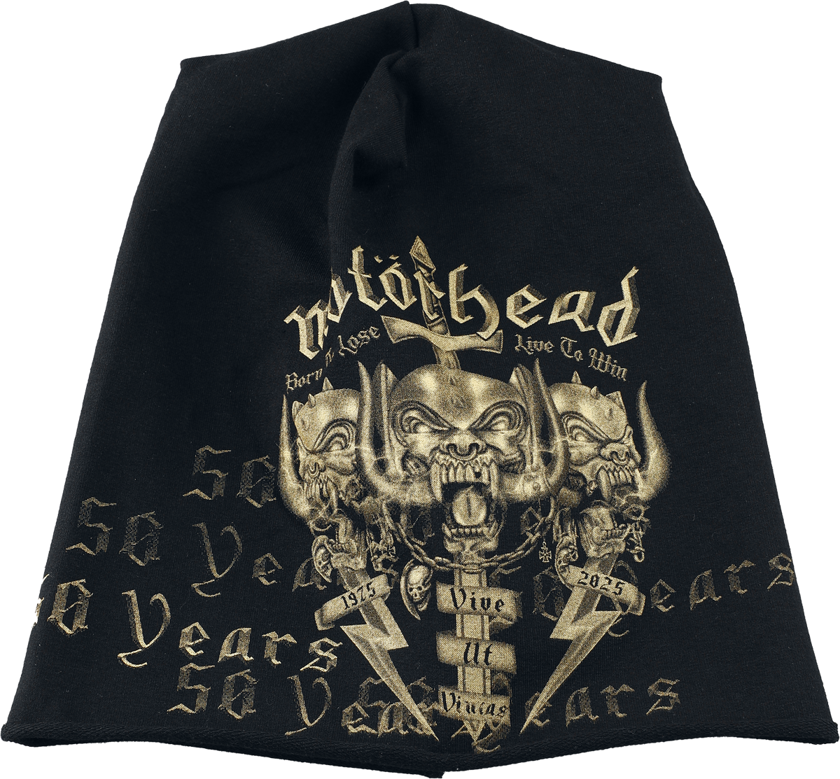 Bonnet  de Motörhead - Core 50th - pour Unisexe - noir - Motörhead - View 2