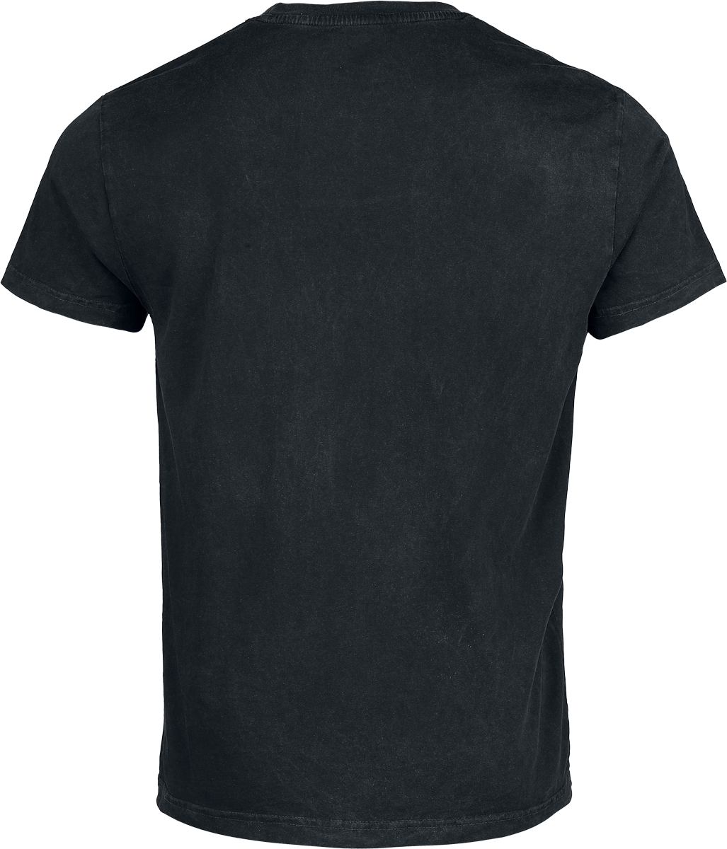 T-Shirt Manches courtes  de Iron Maiden - Eddie Half Circle - S à 4XL - pour Homme - anthracite - Iron Maiden - View 2