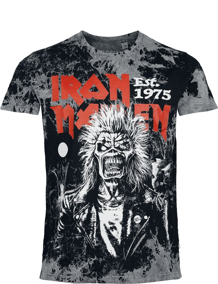 T-Shirt Manches courtes  de Iron Maiden - Portrait Scream - S à 4XL - pour Homme - anthracite - Iron Maiden