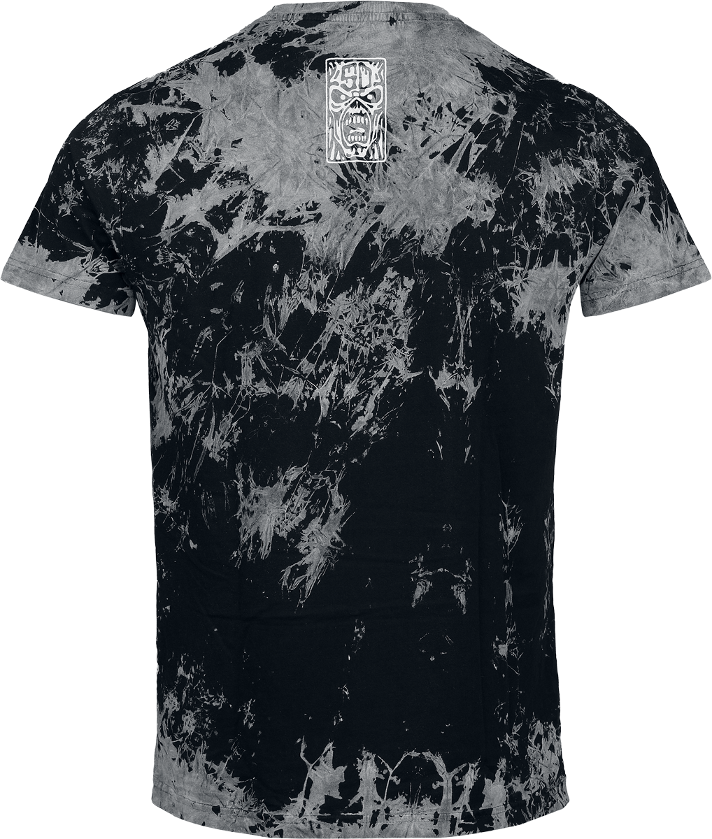 T-Shirt Manches courtes  de Iron Maiden - Portrait Scream - S à 4XL - pour Homme - anthracite - Iron Maiden - View 2