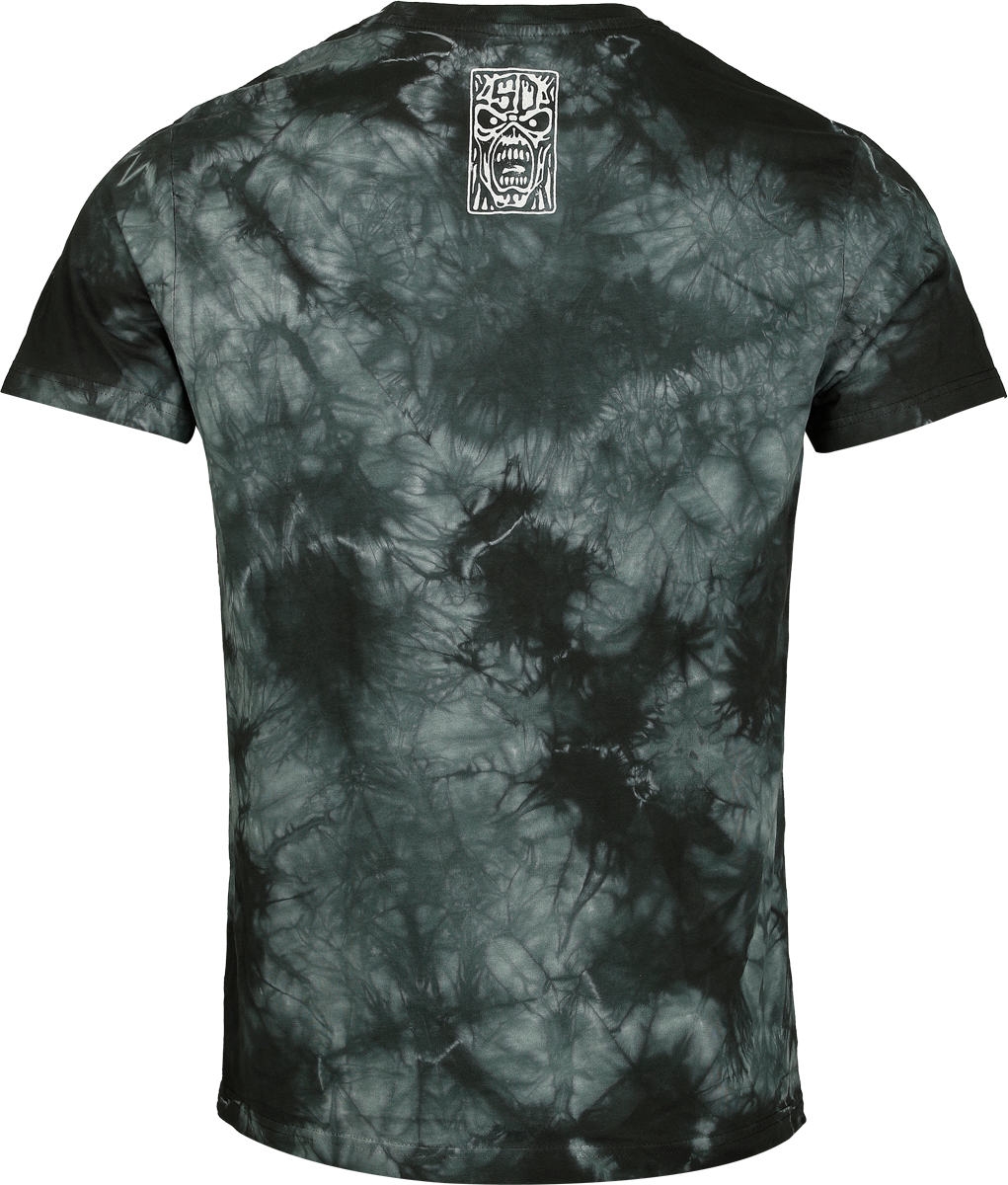 T-Shirt Manches courtes  de Iron Maiden - Eddie Keyline - S à 4XL - pour Homme - bleu/gris - Iron Maiden - View 2