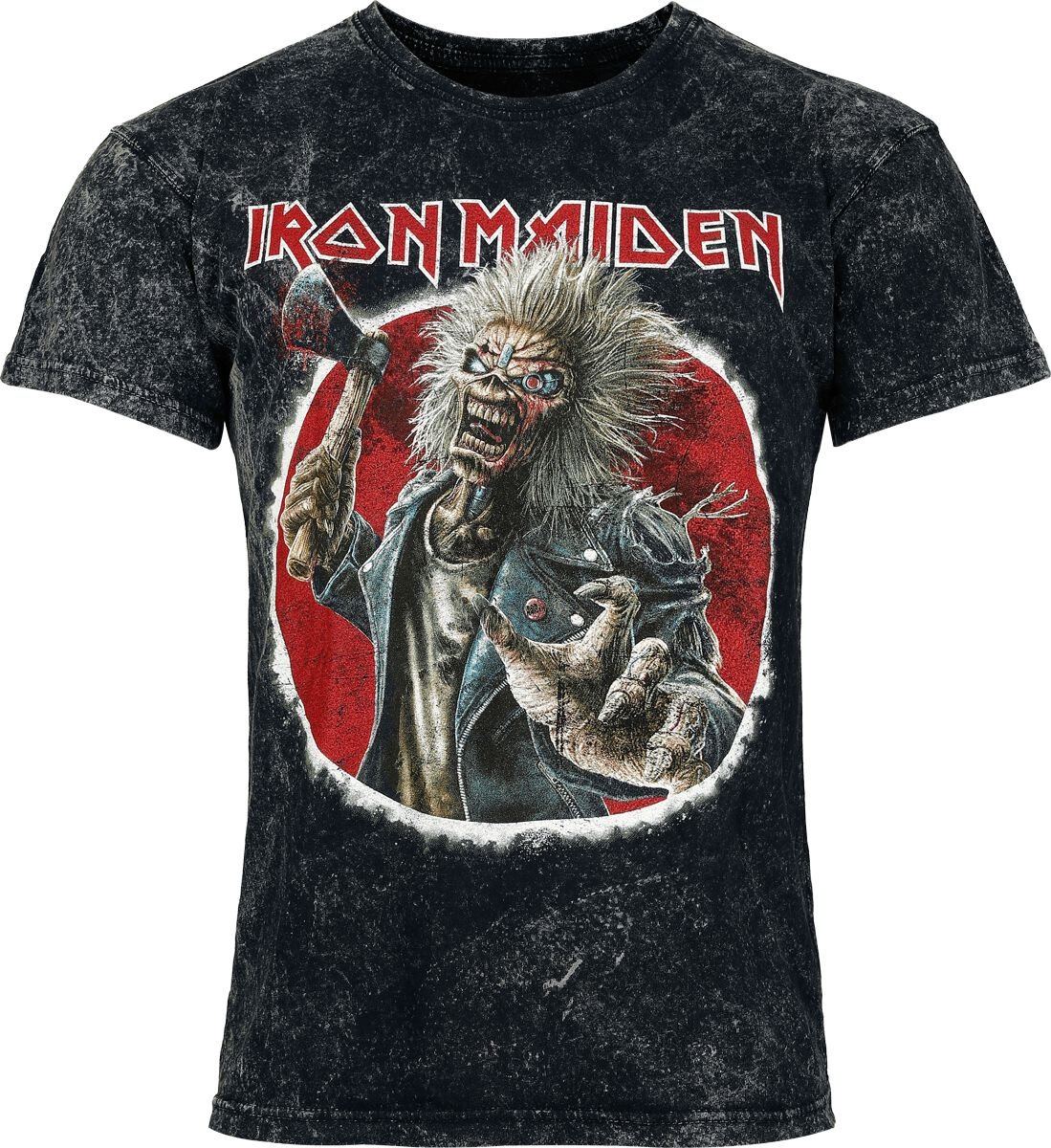 T-Shirt Manches courtes  de Iron Maiden - Eddie Exploding - S à XXL - pour Homme - anthracite - Iron Maiden