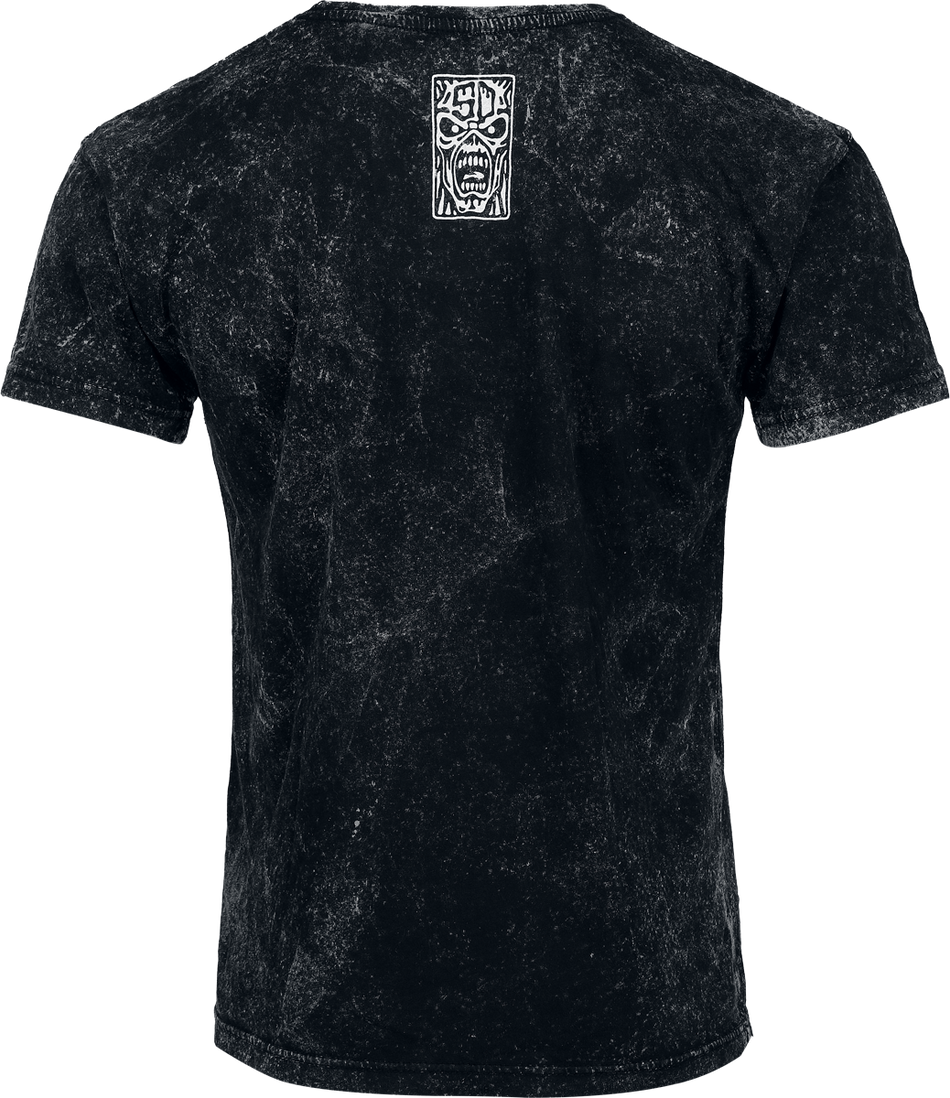 T-Shirt Manches courtes  de Iron Maiden - Eddie Exploding - S à XXL - pour Homme - anthracite - Iron Maiden - View 2