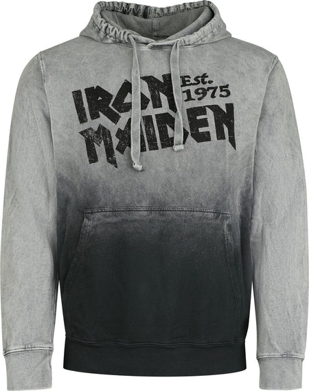 Sweat-shirt à capuche  de Iron Maiden - Eddie Scream - S à M - pour Homme - gris - Iron Maiden