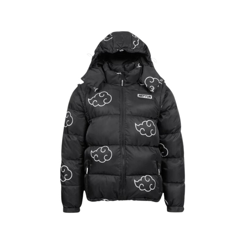 Manteau d'hiver  de Naruto - Shippuden - Akatsuki - S à XXL - pour Homme - noir - Naruto