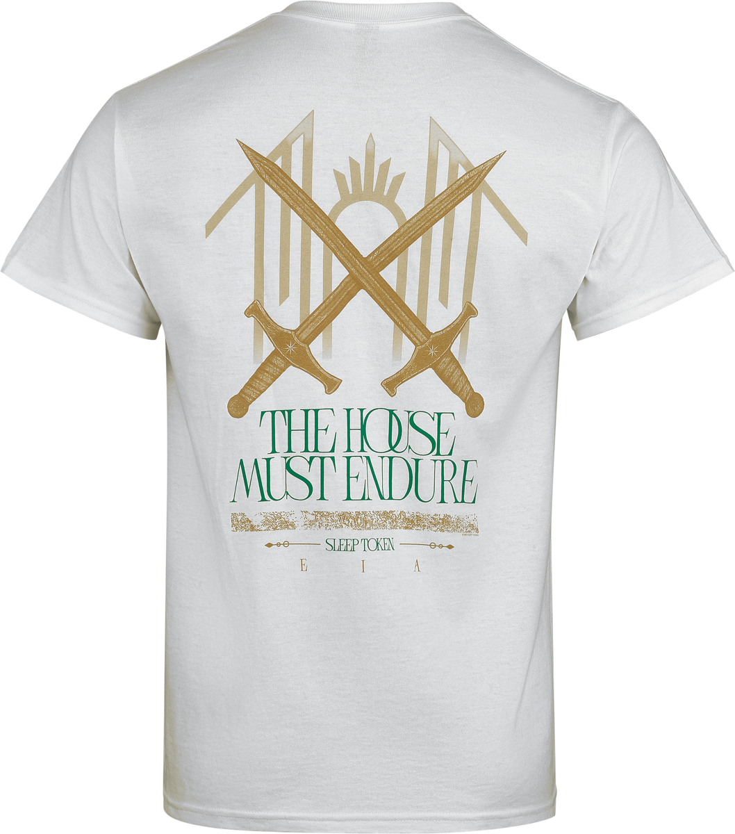T-Shirt Manches courtes  de Sleep Token - The House Must Endure - S à 5XL - pour Homme - blanc - Sleep Token - View 2