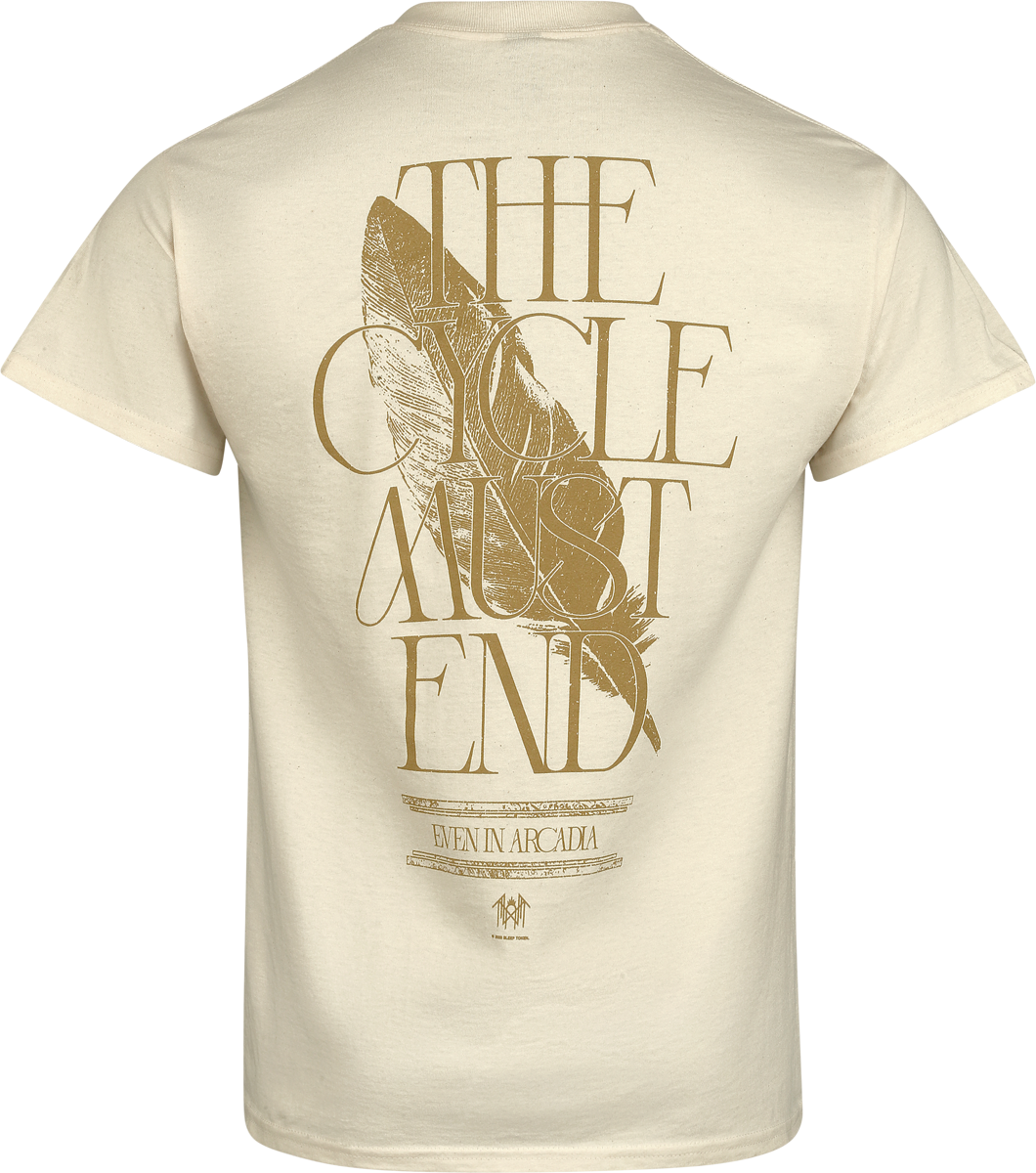 T-Shirt Manches courtes  de Sleep Token - The Cycle Must End - S à 4XL - pour Homme - blanc cassé - Sleep Token - View 2