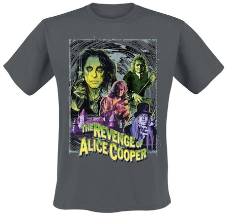 T-Shirt Manches courtes  de Alice Cooper - Revenge Splatter - S à 3XL - pour Homme - anthracite - Alice Cooper