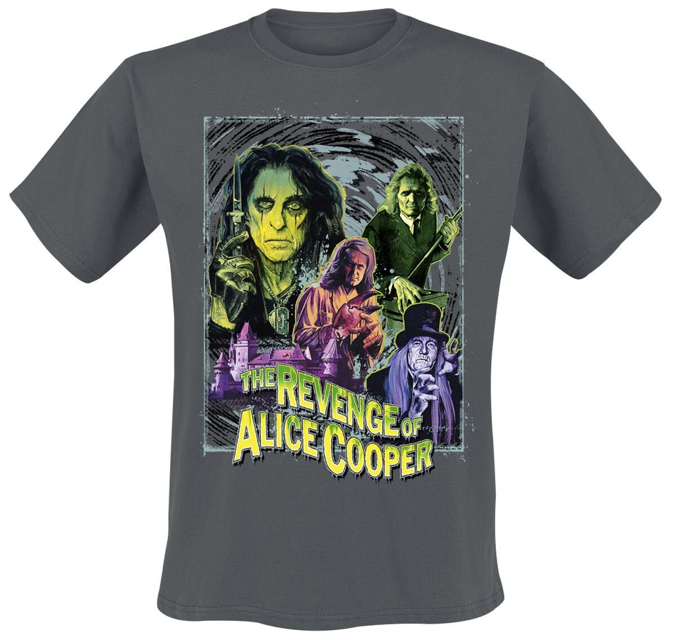 T-Shirt Manches courtes  de Alice Cooper - Revenge Splatter - S à 3XL - pour Homme - anthracite - Alice Cooper