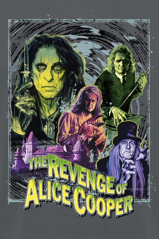 T-Shirt Manches courtes  de Alice Cooper - Revenge Splatter - S à 3XL - pour Homme - anthracite - Alice Cooper - View 2