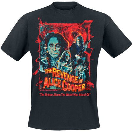 T-Shirt Manches courtes  de Alice Cooper - Revenge Horror Poster - S à 5XL - pour Homme - noir - Alice Cooper