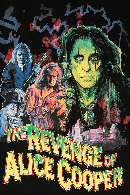 T-Shirt Manches courtes  de Alice Cooper - Revenge Collage - S à 3XL - pour Homme - noir - Alice Cooper - View 2