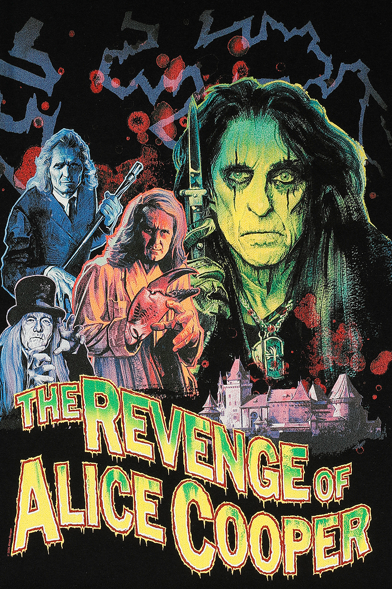 T-Shirt Manches courtes  de Alice Cooper - Revenge Collage - S à 3XL - pour Homme - noir - Alice Cooper - View 2