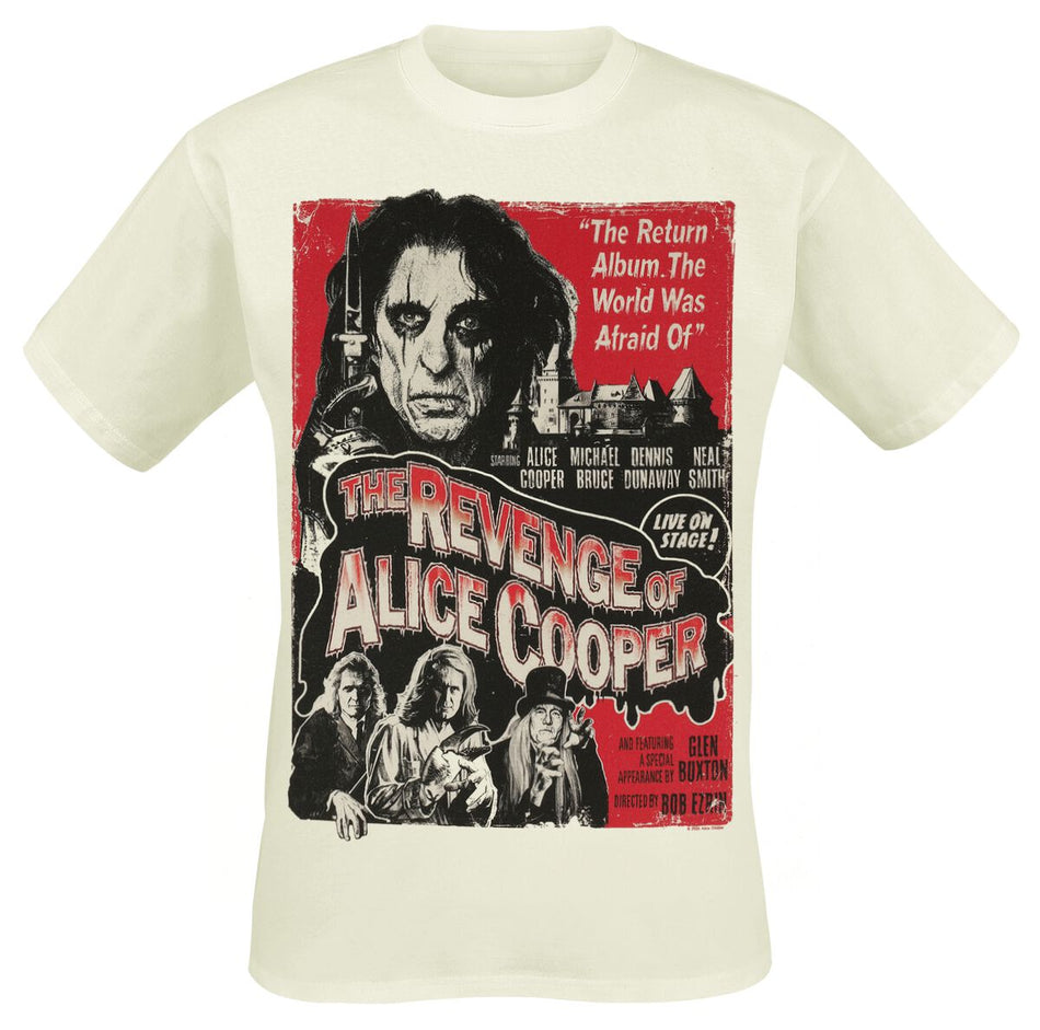 T-Shirt Manches courtes  de Alice Cooper - 2 Color Revenge - S à 3XL - pour Homme - naturel - Alice Cooper
