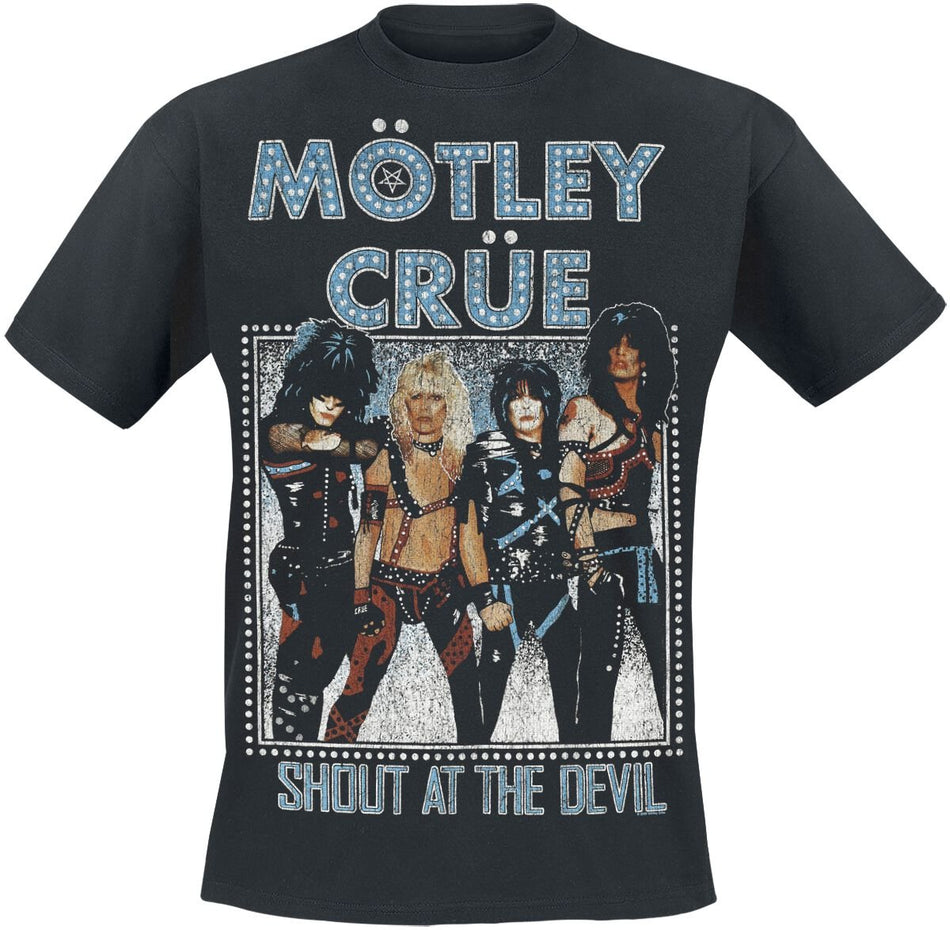 T-Shirt Manches courtes  de Mötley Crüe - SATD Vintage Bootleg - M à 3XL - pour Homme - noir - Mötley Crüe