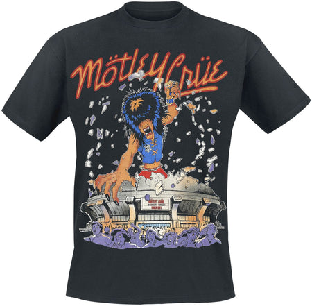 T-Shirt Manches courtes  de Mötley Crüe - Allister King Kong Distressed - S à 3XL - pour Homme - noir - Mötley Crüe