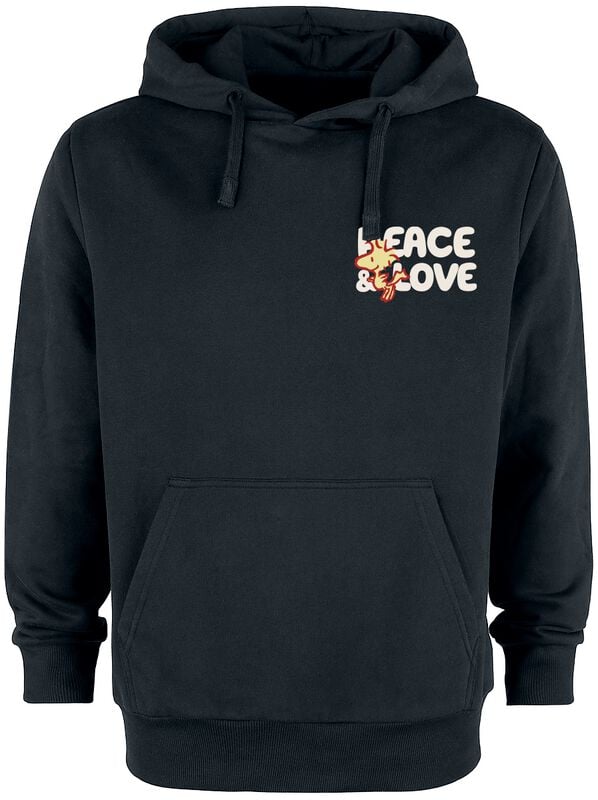 Sweat-shirt à capuche  de Snoopy - Snoopy Love - S à 3XL - pour Homme - noir - Snoopy