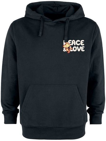 Sweat-shirt à capuche  de Snoopy - Snoopy Love - S à 3XL - pour Homme - noir - Snoopy