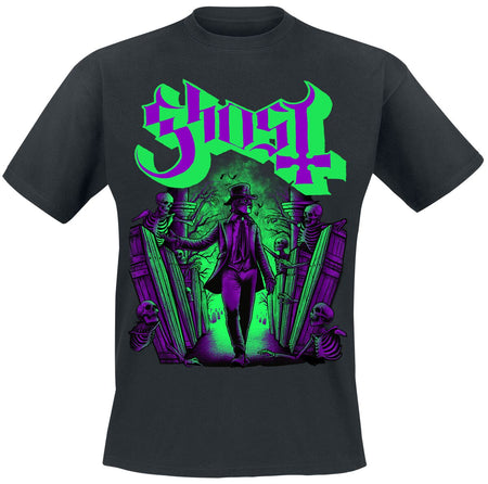 T-Shirt Manches courtes  de Ghost - Leves Mes Amis - S à 5XL - pour Homme - noir - Ghost
