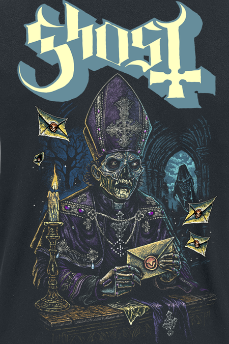 T-Shirt Manches courtes  de Ghost - Missive - S à 4XL - pour Homme - noir - Ghost - View 2