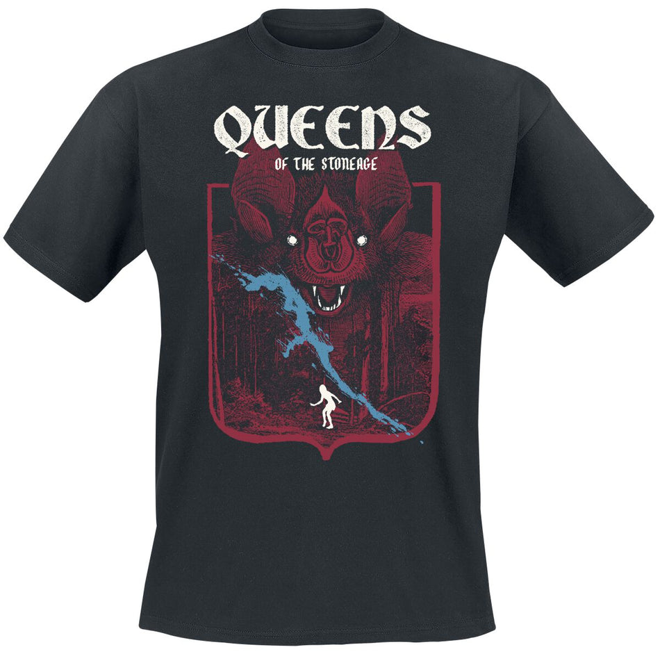 T-Shirt Manches courtes  de Queens Of The Stone Age - Dark Forrest Bat - S à 3XL - pour Homme - noir - Queens Of The Stone Age