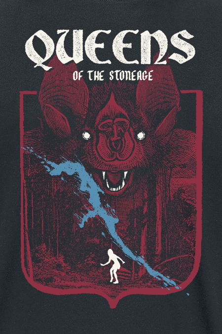 T-Shirt Manches courtes  de Queens Of The Stone Age - Dark Forrest Bat - S à 3XL - pour Homme - noir - Queens Of The Stone Age - View 2