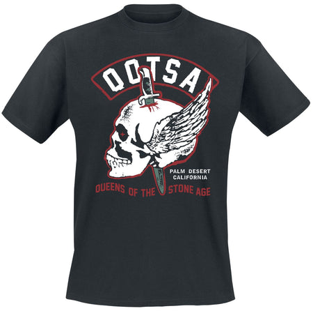 T-Shirt Manches courtes  de Queens Of The Stone Age - QOTSA Skull - S à 3XL - pour Homme - noir - Queens Of The Stone Age