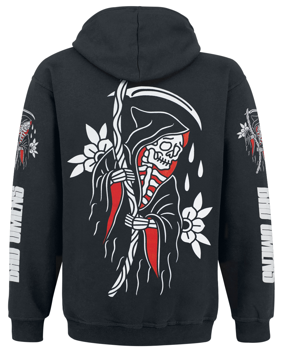 Sweat-shirt à capuche  de Bad Omens - Reaper With Flowers - S à 4XL - pour Homme - noir - Bad Omens - View 2