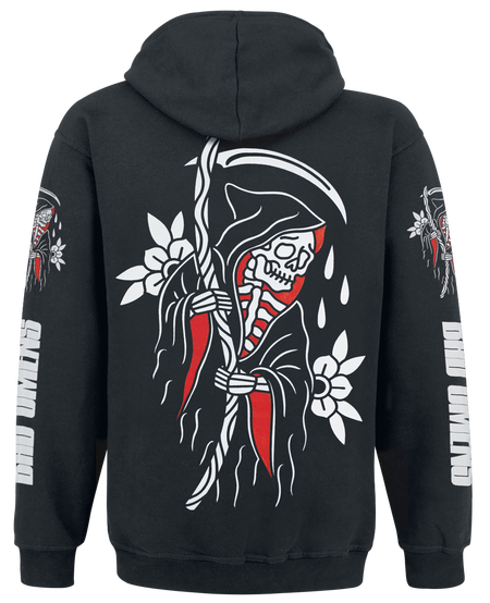 Sweat-shirt à capuche  de Bad Omens - Reaper With Flowers - S à 4XL - pour Homme - noir - Bad Omens - View 2