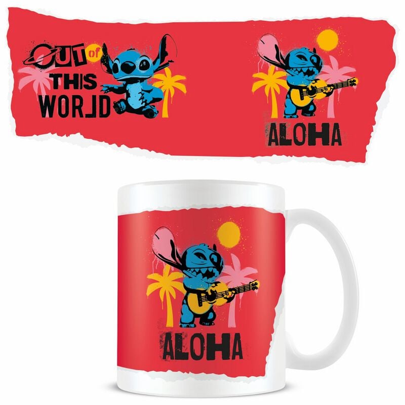 Mug Disney de Lilo & Stitch - Aloha - pour Unisexe - multicolore - Lilo & Stitch
