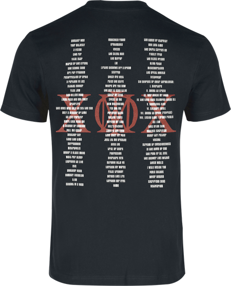 T-Shirt Manches courtes  de Dream Theater - Anniversary Tour - S à L - pour Homme - noir - Dream Theater - View 2