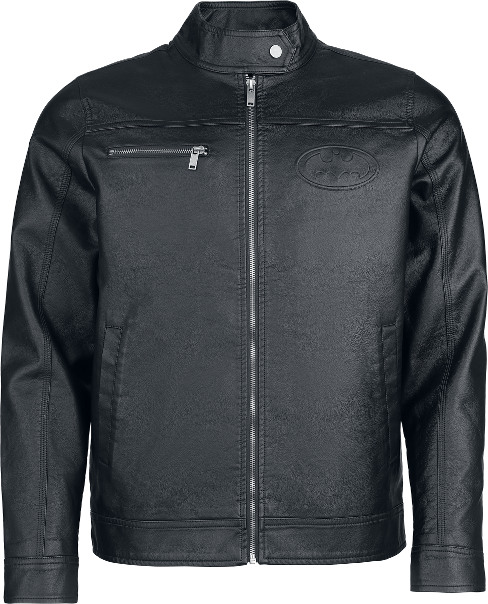 Veste en imitation cuir  de Batman - S à XXL - pour Homme - noir - Batman - View 2