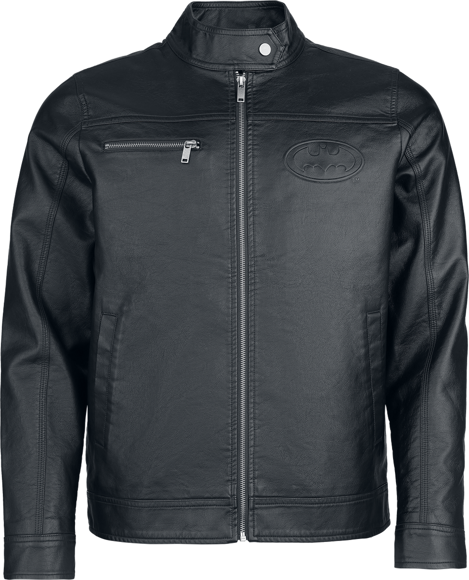 Veste en imitation cuir  de Batman - S à XXL - pour Homme - noir - Batman - View 2