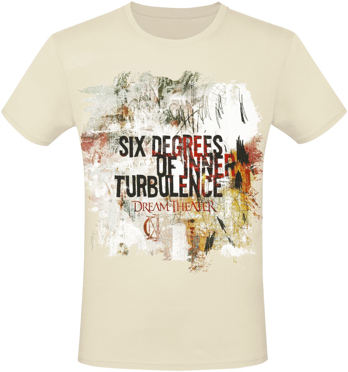 T-Shirt Manches courtes  de Dream Theater - TOUR 2002 - S à 3XL - pour Homme - sable - Dream Theater