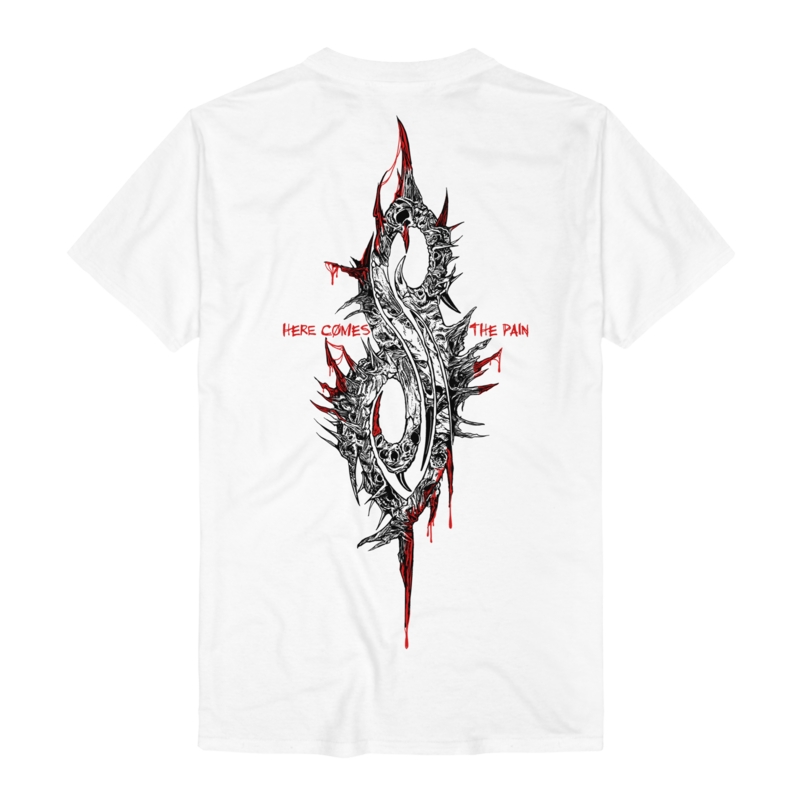 T-Shirt Manches courtes  de Slipknot - 9 Eye Monster - S à 3XL - pour Homme - blanc - Slipknot - View 2