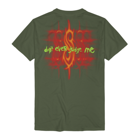 T-Shirt Manches courtes  de Slipknot - Don't Ever Judge Me - S à 3XL - pour Homme - vert - Slipknot - View 2